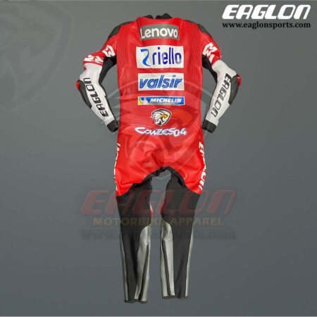 Andrea Dovizioso Ducati MotoGP 2019 Leather Race Suit - Eaglon Sports