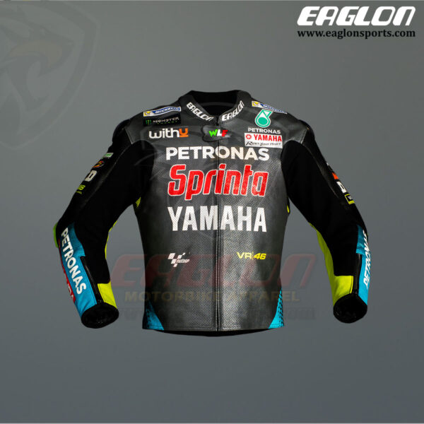 Buy Valentino Rossi Yamaha MotoGP 2021 Leather Race Jacket