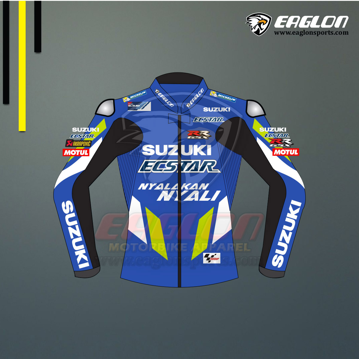 Joan-Mir-Suzuki-Ecstar-MotoGP-2019-Leather-Jacket Joan-Mir-Suzuki-Ecstar-MotoGP-2019-Leather-Jacket
