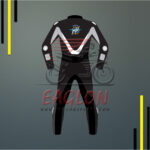 MV Agusta Red and Black Leather Racing Suit - Image 6