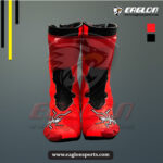 Marc Marquez HRC Honda Repsol Motogp 2017 Leather Boots - Image 3