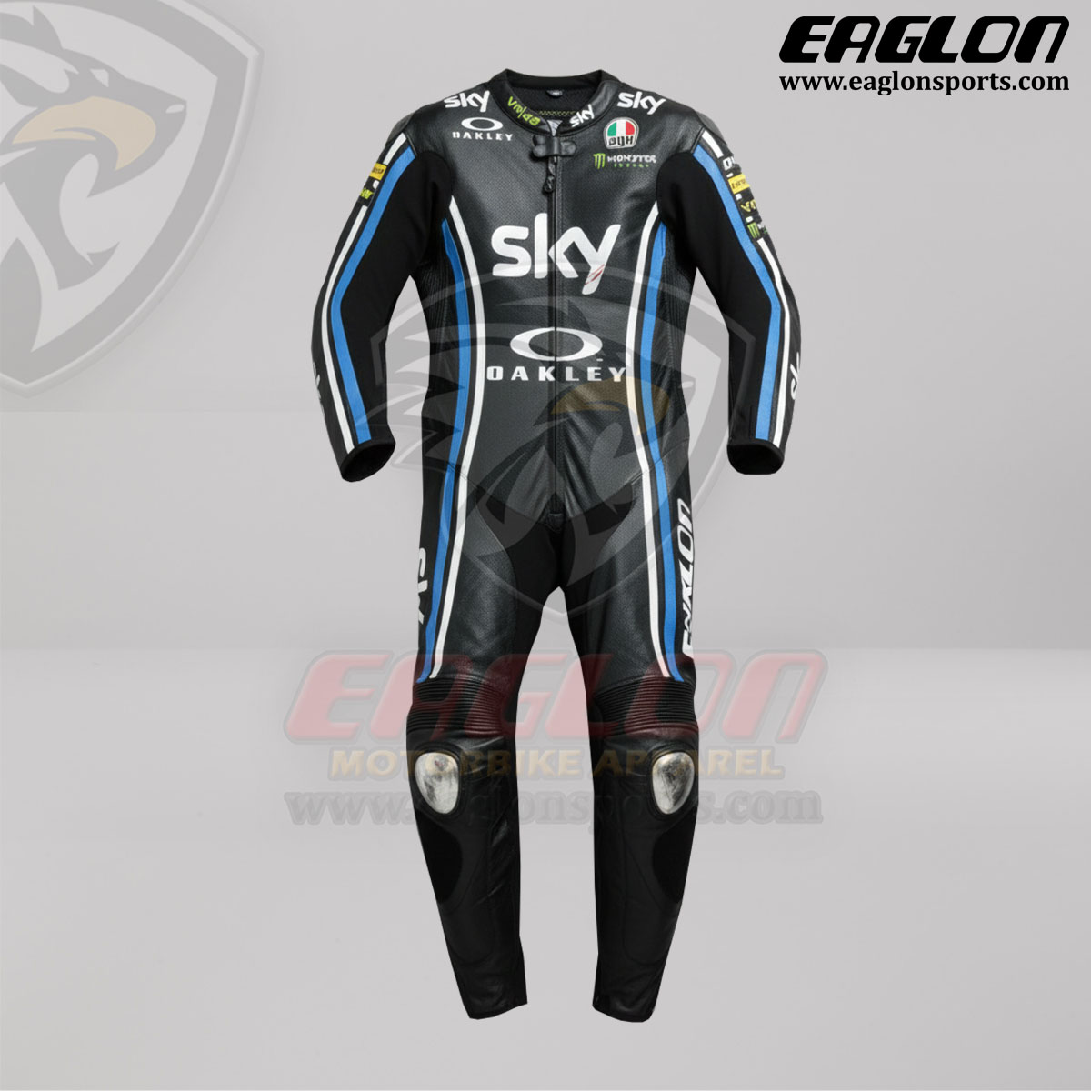 Eaglon Sports Sky Team Oakley VR46 2018 Leather Race Suit