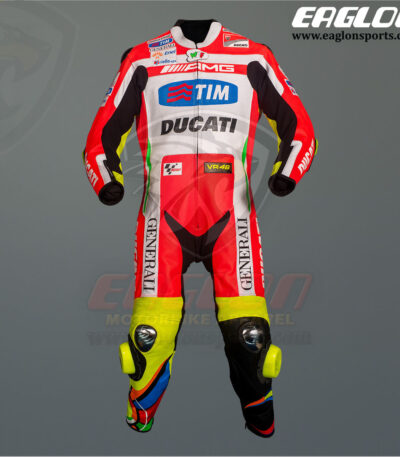 Valentino Rossi Ducati TIM MotoGP 2012 Leather Race Suit