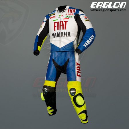 Valentino Rossi FIAT Yamaha MotoGP 2008 Leather Race Suit - Eaglon