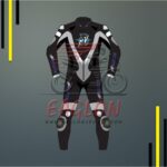 MV Agusta Red and Black Leather Racing Suit - Image 5