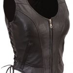 Veters Ladies Biker Leather Vest