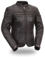 W-Reblox Biker Leather Jacket - Image 2