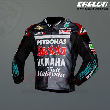 Fabio Qaurtaro Yamaha Petronas MotoGP 2020 Leather Jacket - Eaglon