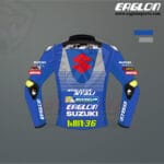 Joan Mir Suzuki Ecstar MotoGP 2020 Leather Jacket - Image 2
