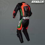 Aprilia RSV Misano Black Leather Riding Suit - Image 3