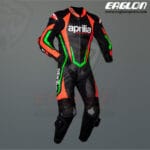 Aprilia RSV Misano Black Leather Riding Suit - Image 2