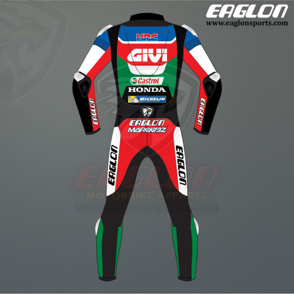 Alex Marquez Honda LCR MotoGP 2021 Leather Race Suit - Eaglon