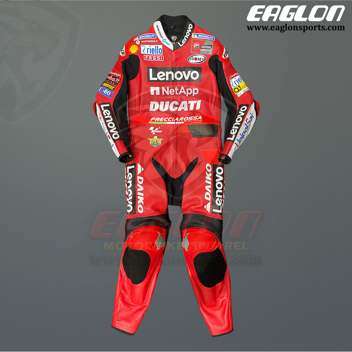 Francesco Bagnaia Ducati MotoGP 2022 Leather Riding Suit