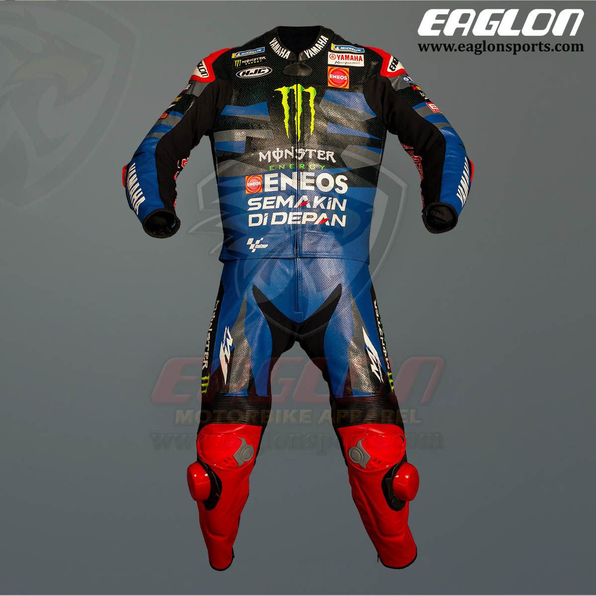 Fabio Quartararo Monster Energy 2023 Leather Race Suit