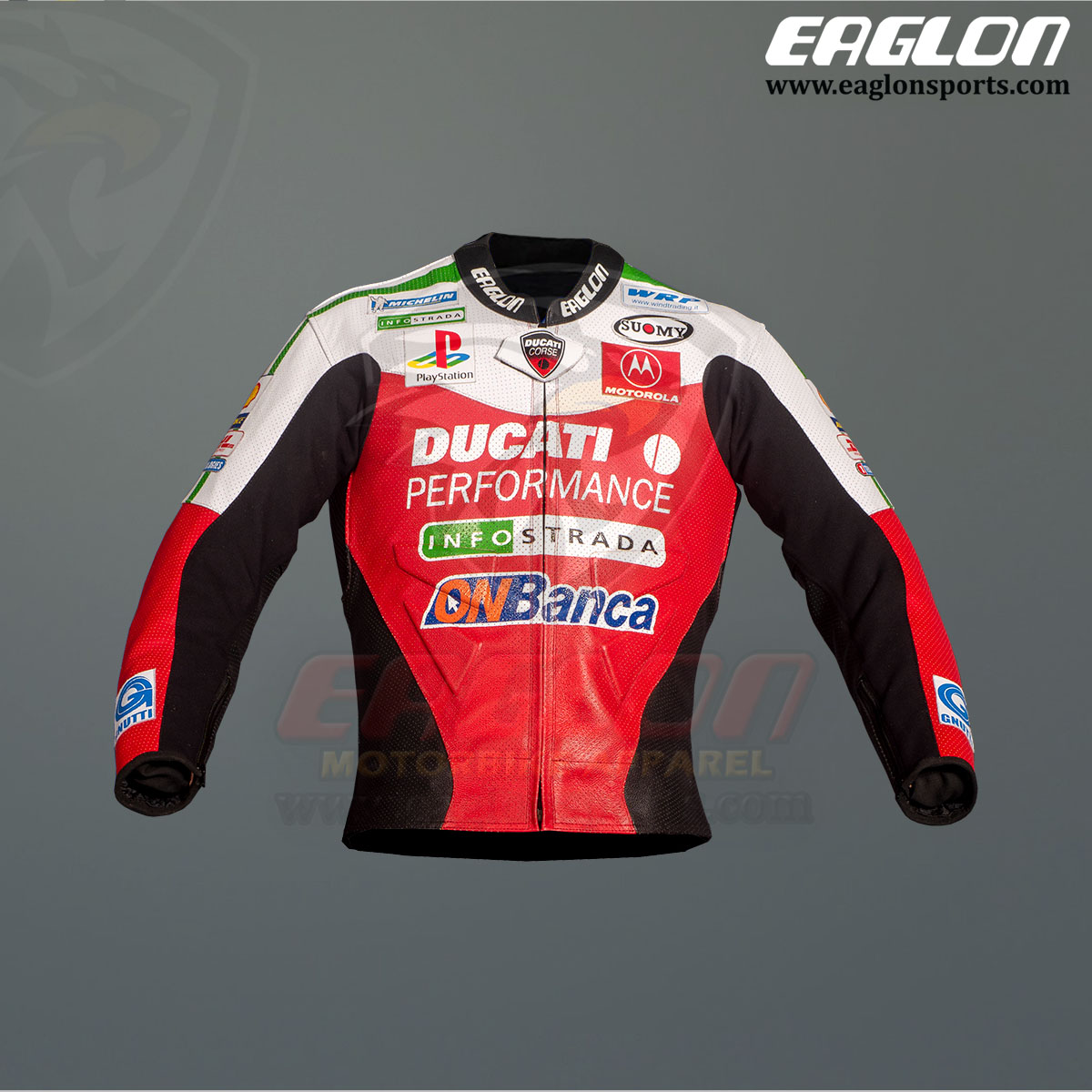 Troy Bayliss Ducati WSBK 2001 Leather Race Jacket