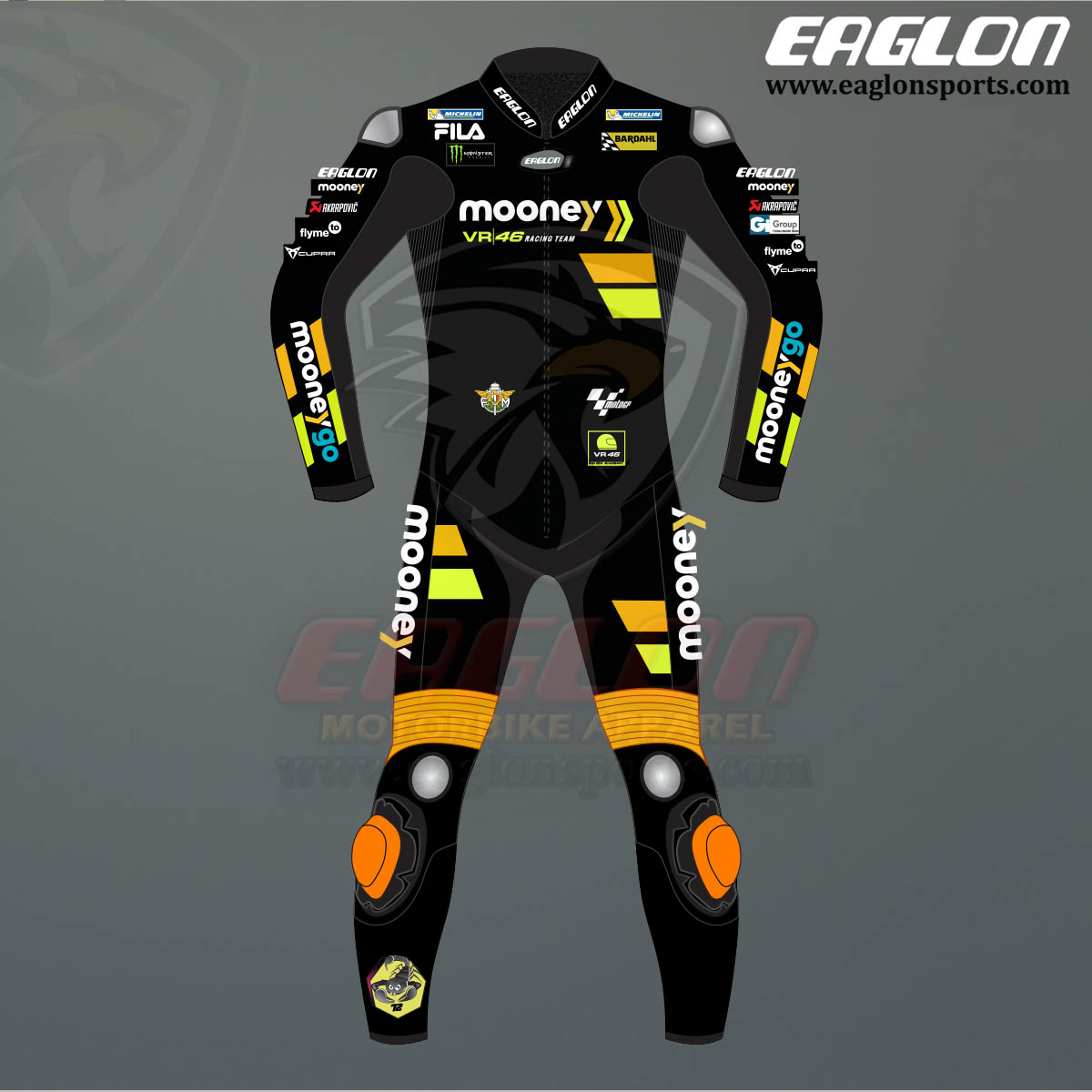 Marco Bezzecchi MotoGP 2023 Mooney VR46 Team Race Suit