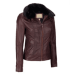 Women Fashion Leather Jacket