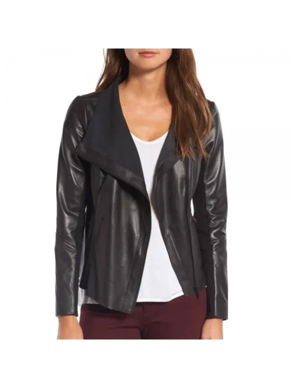 stylish leather jackets for women