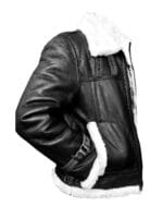 Mens B3 Black And White Bomber Jacket - Image 2