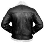 Mens B3 Black And White Bomber Jacket - Image 3