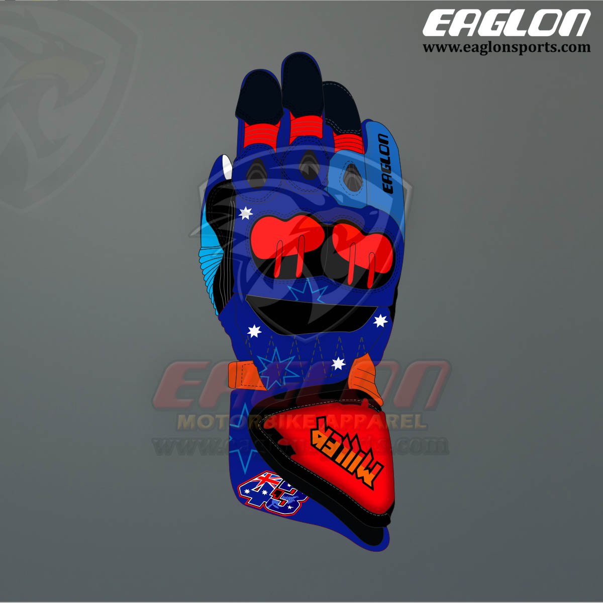 Jack Miller MotoGP 2023 KTM Race Gloves