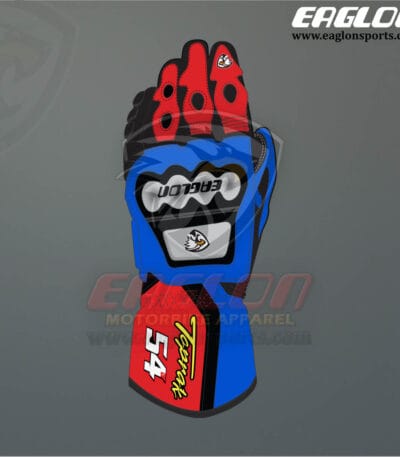 Toprak Yamaha Pata SBK 2023 Leather Race Gloves
