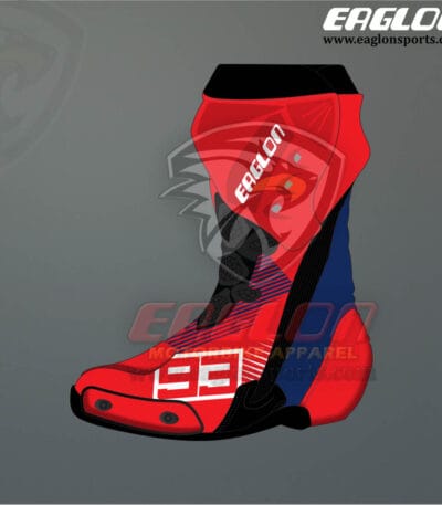 Marc Marquez MotoGP 2024 Leather Race Boots