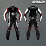 Black Cobra Leather Race Suit