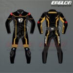 Copper Black Motorcycle Race Suit