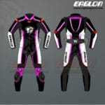 Purple Lady Motorcycle Race Suit