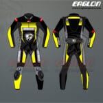 Line Leather Race Suit