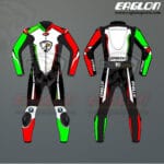 Tricolor Motorcycle Race Suit
