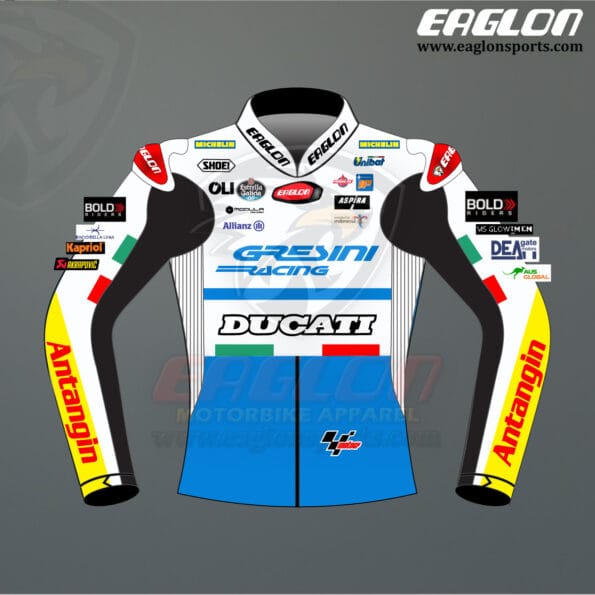 Marc Marquez Ducati Leather Jacket MotoGP75