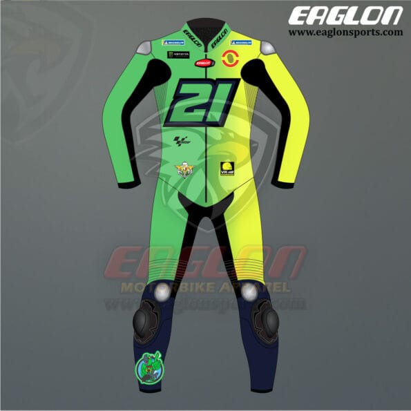 Franco Morbidelli Winter Test 2024 Motorcycle Suit