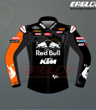 Maverick Vinales Winter Test KTM Leather Jacket