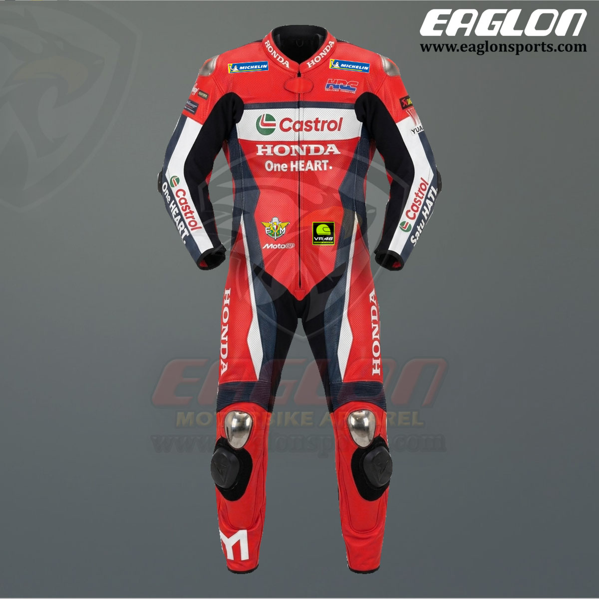Luca Marini Honda HRC 2025 MotoGP Suit Luca Marini Honda HRC 2025 MotoGP Suit