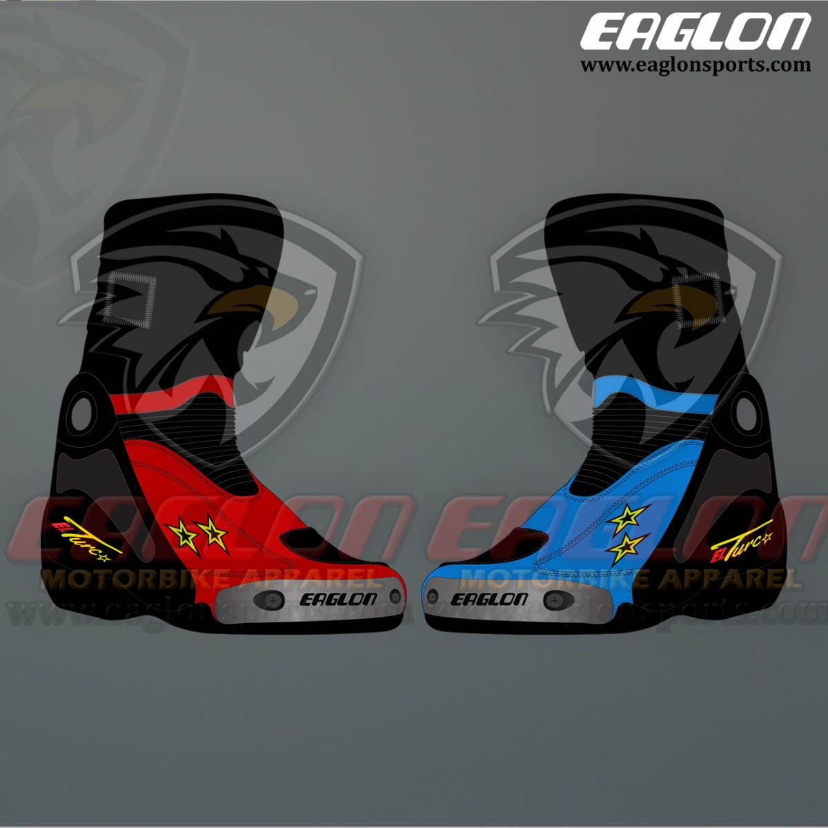 Eaglon Sports Toprak Razgatlıoglu BMW Rokit 2025 Race Boots