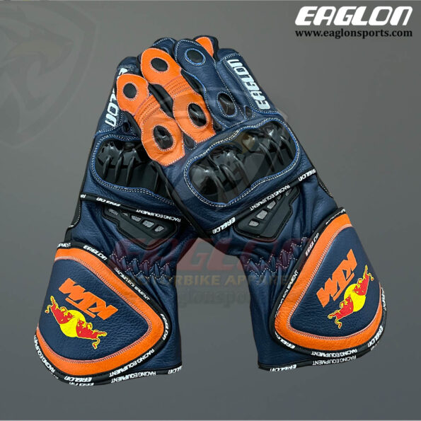 Red Bull KTM Leather Race Gloves