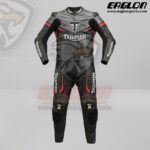 Triumph Black Leather Race Suit
