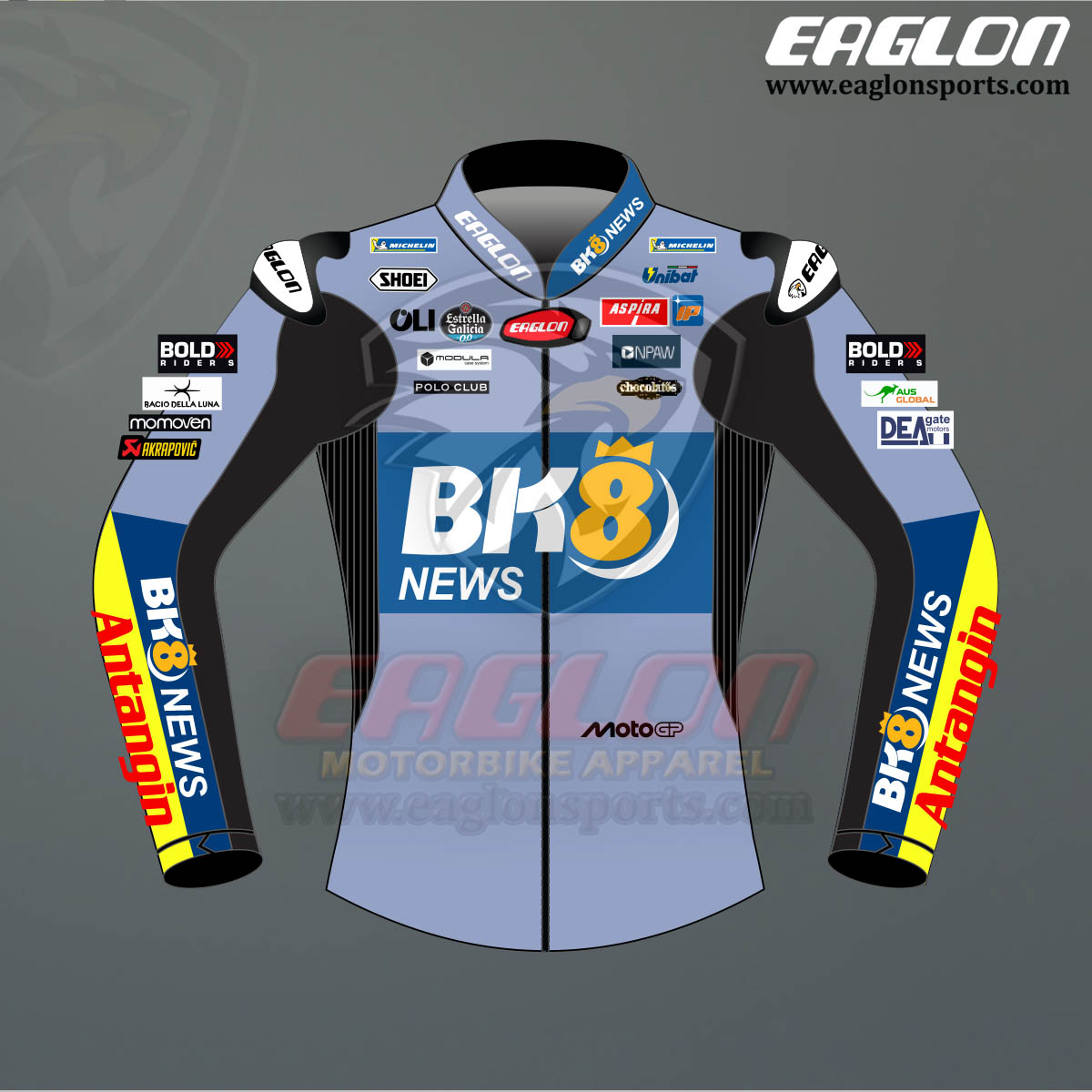 Alex Marquez BK8 Ducati 2026 Race Jacket Alex Marquez BK8 Ducati 2026 Race Jacket