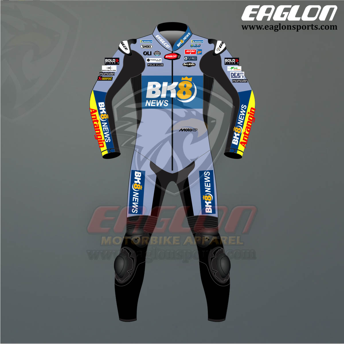 Alex Marquez BK8 Ducati 2026 Race Suit Alex Marquez BK8 Ducati 2026 Race Suit