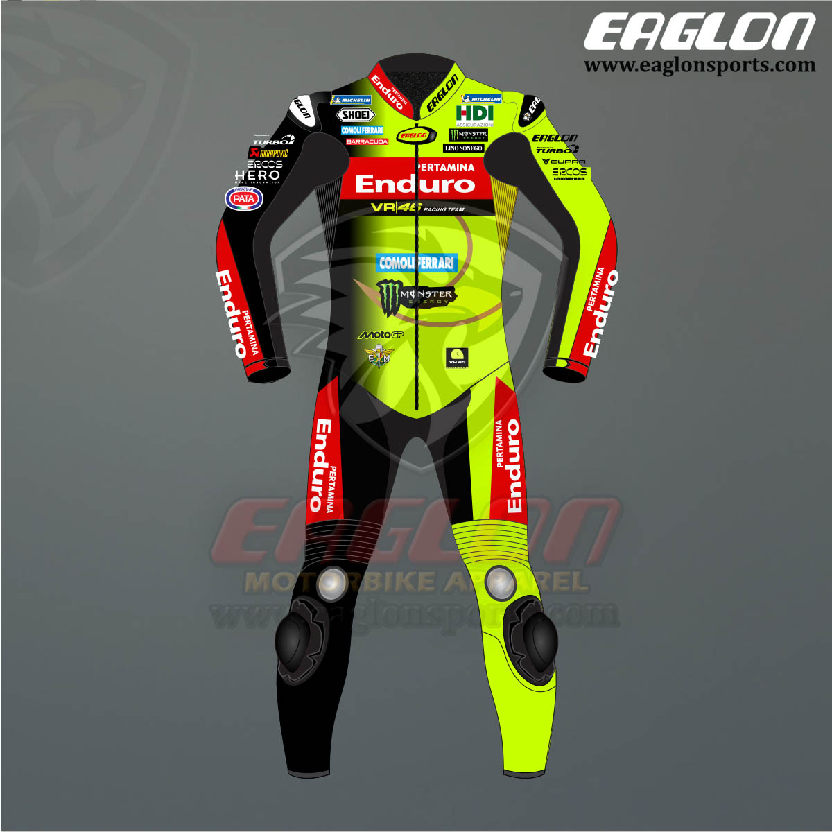 Fabio Di Giannantonio Pertamina VR46 Race Suit 2026 Fabio Di Giannantonio Pertamina VR46 Race Suit 2026