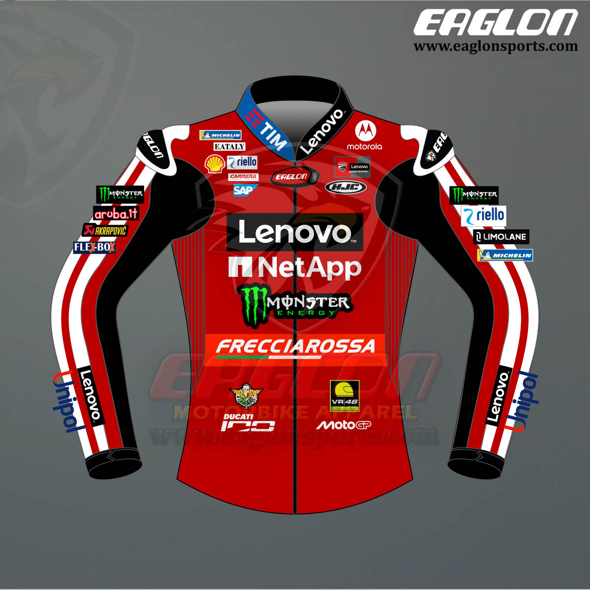 Francesco Bagnaia Ducati 2026 Race Jacket Francesco Bagnaia Ducati 2026 Race Jacket