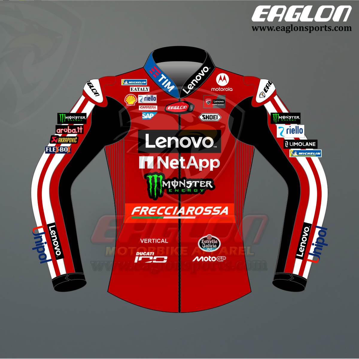 Marc Marquez Ducati 2026 Race Jacket Marc Marquez Ducati 2026 Race Jacket