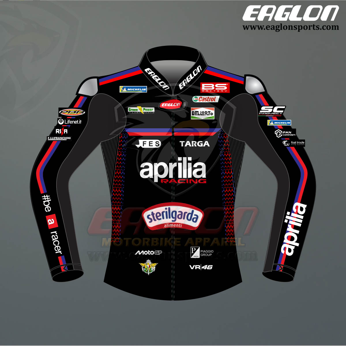 Marco Bezzecchi Aprilia 2026 Race Jacket Marco Bezzecchi Aprilia 2026 Race Jacket
