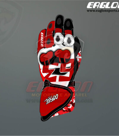 Francesco Bagnaia Ducati 2026 Race Gloves