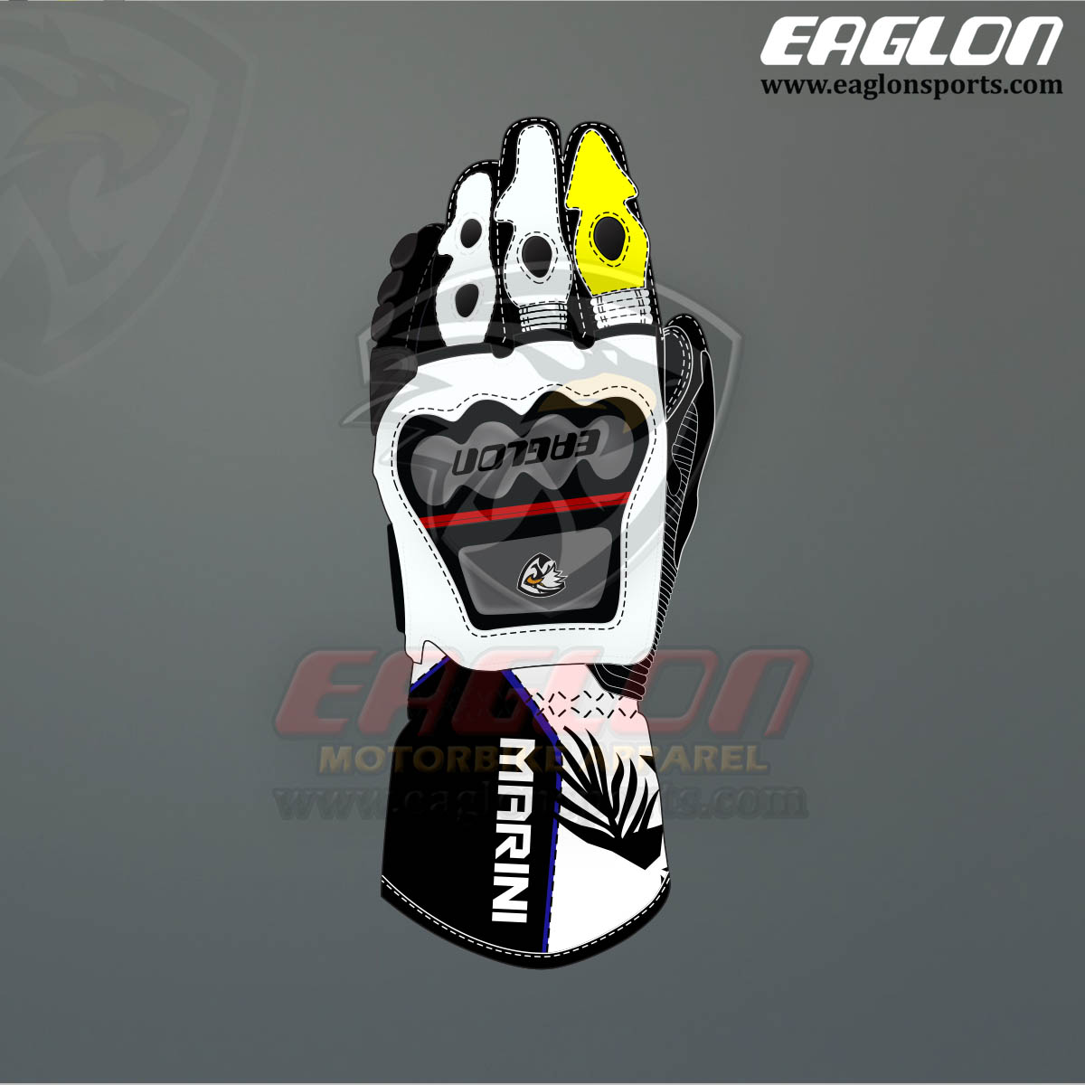 Luca Marini Honda 2026 Race Gloves Luca Marini Honda 2026 Race Gloves