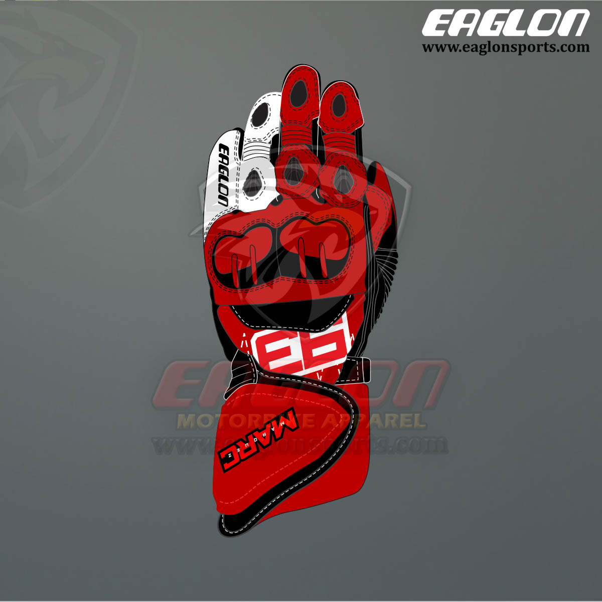 Marc Marquez Ducati 2026 Race Gloves Marc Marquez Ducati 2026 Race Gloves
