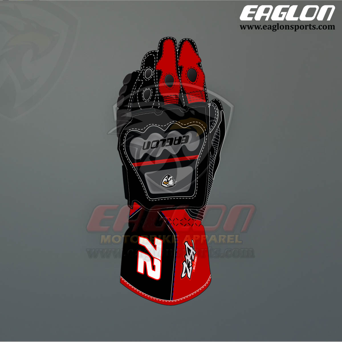Marco Bezzecchi Aprilia 2026 Race Gloves Marco Bezzecchi Aprilia 2026 Race Gloves
