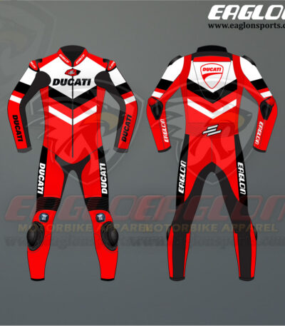 Ducati Arrow Motorcycle Leather Suit